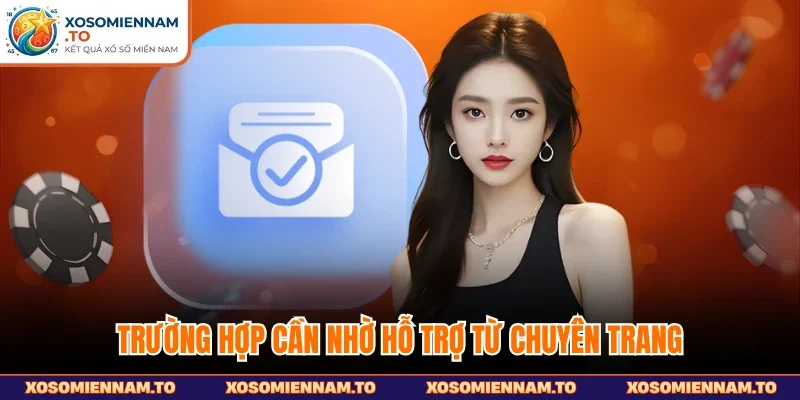 Trường hợp cần nhờ hỗ trợ từ chuyên trang
